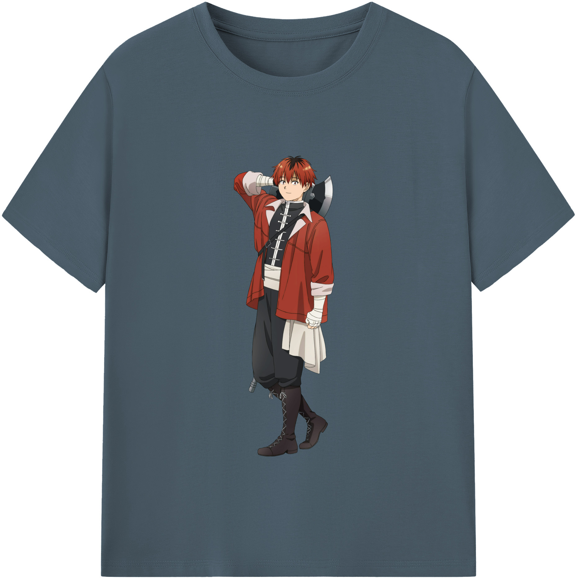 （画像用） 葬送のフリーレン Frieren 綿100％半袖Tシャツ（フロントプリント）